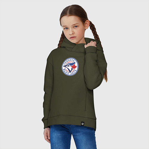 Детское худи оверсайз Toronto Blue Jays / Хаки – фото 3