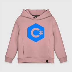 Детское худи оверсайз Язык программирования C Sharp