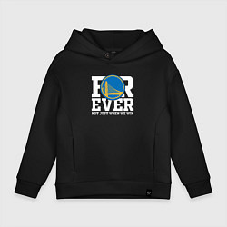 Толстовка оверсайз детская Golden State Warriors FOREVER NOT JUST WHEN WE WIN, цвет: черный
