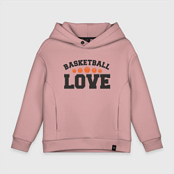 Детское худи оверсайз Love - Basketball