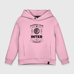 Детское худи оверсайз Inter: Football Club Number 1 Legendary