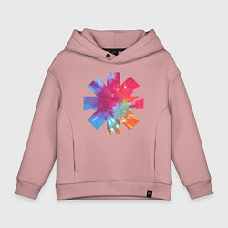 Толстовка оверсайз детская RHCP Color, цвет: пыльно-розовый