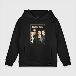 Толстовка оверсайз детская Keep Calm and Enjoy the Silence - Depeche Mode, цвет: черный