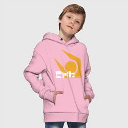 Толстовка оверсайз детская Half life - city 17, цвет: светло-розовый — фото 2