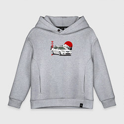 Толстовка оверсайз детская Mazda 3 bk JDM Retro, цвет: меланж