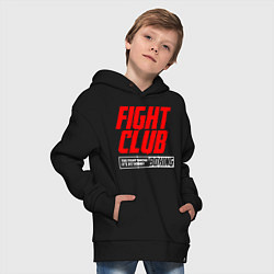 Толстовка оверсайз детская Fight club boxing, цвет: черный — фото 2