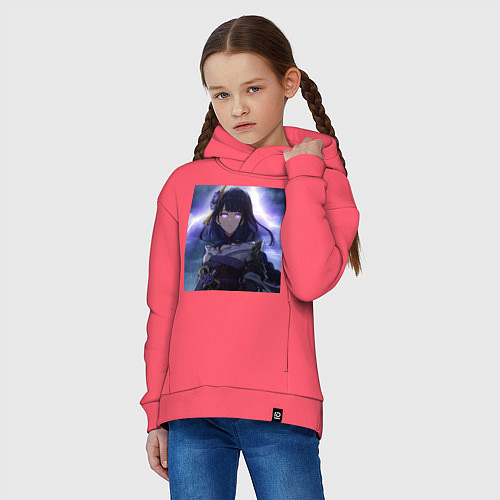 Детское худи оверсайз Raiden love / Коралловый – фото 3