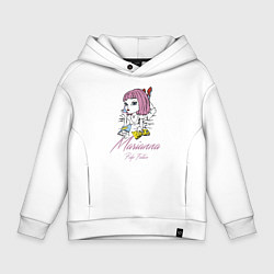 Толстовка оверсайз детская Marianna - pulp fiction, цвет: белый