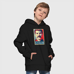 Толстовка оверсайз детская Stalin USSR, цвет: черный — фото 2