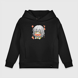 Толстовка оверсайз детская Trailblazer, цвет: черный