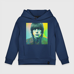 Детское худи оверсайз Brian Jones Pop Glitch Art