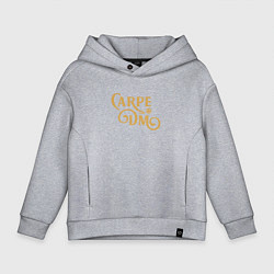 Толстовка оверсайз детская Carpe DM, цвет: меланж