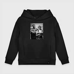 Толстовка оверсайз детская Old Gangstars, цвет: черный