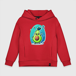 Детское худи оверсайз Cute avocado