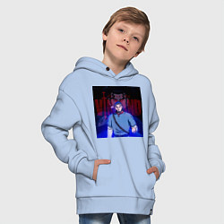 Толстовка оверсайз детская Сага о Винланде, цвет: мягкое небо — фото 2