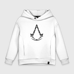 Толстовка оверсайз детская Assassins creed - mirage, цвет: белый