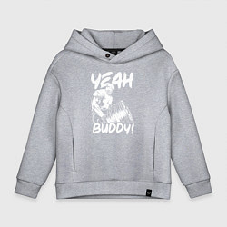 Толстовка оверсайз детская Ронни Коулман, цвет: меланж