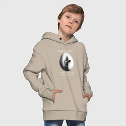 Толстовка оверсайз детская Depeche Mode - New Life, цвет: миндальный — фото 2