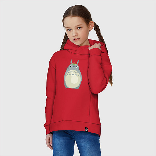 Детское худи оверсайз Neighbor Totoro / Красный – фото 3
