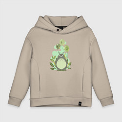 Детское худи оверсайз Green Totoro