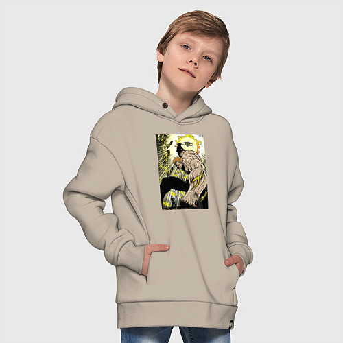 Детское худи оверсайз Семь смертных грехов Эсканор / Миндальный – фото 4