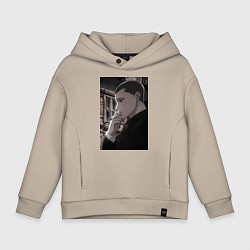 Толстовка оверсайз детская Ведьма и чудовище Ашаф, цвет: миндальный