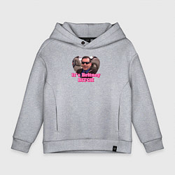 Толстовка оверсайз детская Michael Scott its Breatney B*tch - the office, цвет: меланж