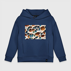 Толстовка оверсайз детская Вдохновлено Антонио Гауди, цвет: тёмно-синий