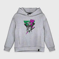 Толстовка оверсайз детская David Bowie hand goggles, цвет: меланж