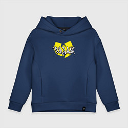 Толстовка оверсайз детская Wu-Tang Clan cream, цвет: тёмно-синий