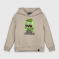 Толстовка оверсайз детская Angry - Flippy, цвет: миндальный