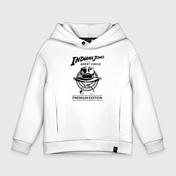 Толстовка оверсайз детская Indiana Jones and the Great Circle, цвет: белый