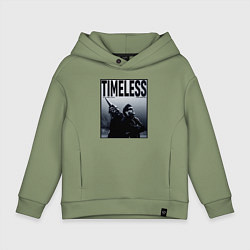 Толстовка оверсайз детская Timeless, цвет: авокадо