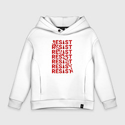 Толстовка оверсайз детская Resist - Рассказ служанки, цвет: белый