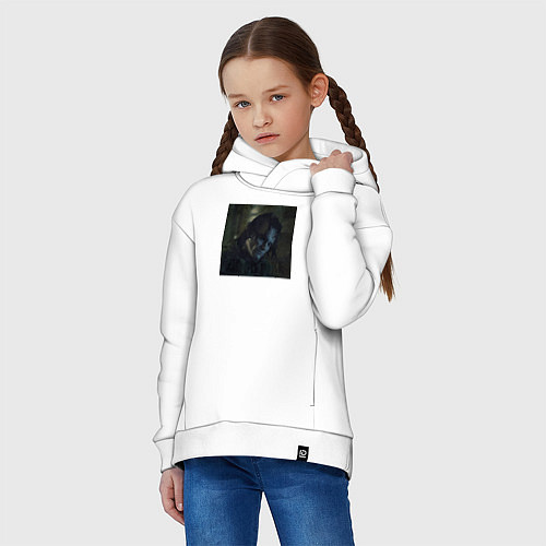 Детское худи оверсайз Good joke / Белый – фото 3