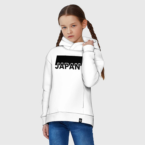 Детское худи оверсайз Japan / Белый – фото 3