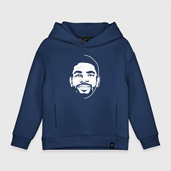 Толстовка оверсайз детская Kyrie Irving, цвет: тёмно-синий