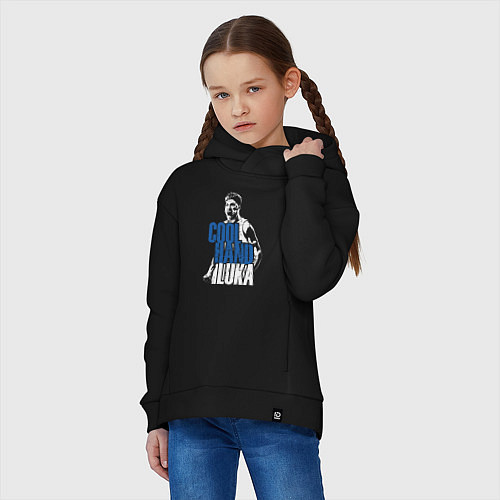 Детское худи оверсайз Cool hand Luka / Черный – фото 3