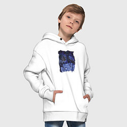 Толстовка оверсайз детская Саб-зиро безупречная победа, цвет: белый — фото 2