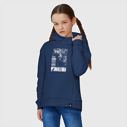 Толстовка оверсайз детская Malenia - elden ring, цвет: тёмно-синий — фото 2