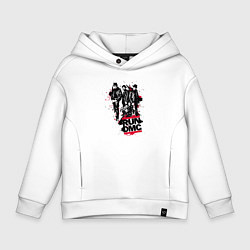 Толстовка оверсайз детская Run - DMC, цвет: белый