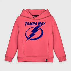 Толстовка оверсайз детская HC Tampa Bay, цвет: коралловый