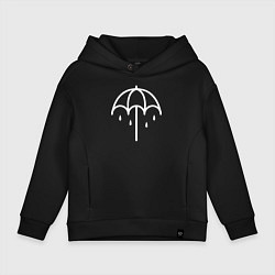 Толстовка оверсайз детская BMTH Symbol, цвет: черный