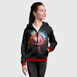 Толстовка на молнии детская Far Cry 4: Spray, цвет: 3D-красный — фото 2