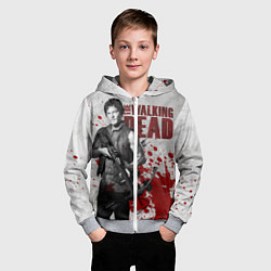 Толстовка на молнии детская Walking Dead: Deryl Dixon, цвет: 3D-меланж — фото 2