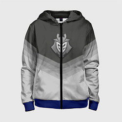 Толстовка на молнии детская G2 Esports Uniform, цвет: 3D-синий