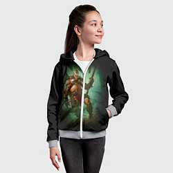 Толстовка на молнии детская Magic: The Gathering, цвет: 3D-меланж — фото 2