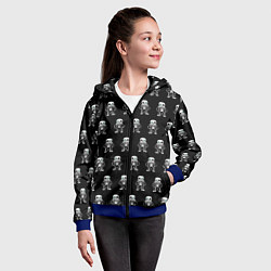 Толстовка на молнии детская Undertale, цвет: 3D-синий — фото 2