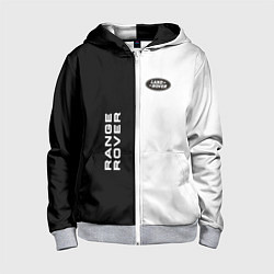 Толстовка на молнии детская Land Rover: Range Rover, цвет: 3D-меланж