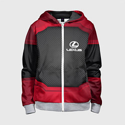 Толстовка на молнии детская LEXUS SPORT, цвет: 3D-меланж